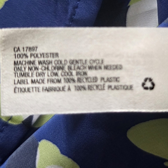 GAP Blue Henley Printed Butterfly Dress Size XS - Picture 6 of 7